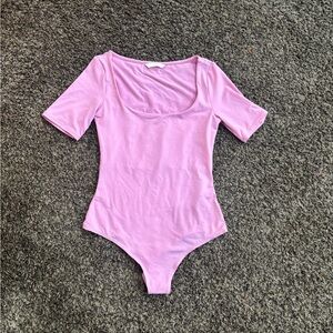 H&M Pink Bodysuit Top